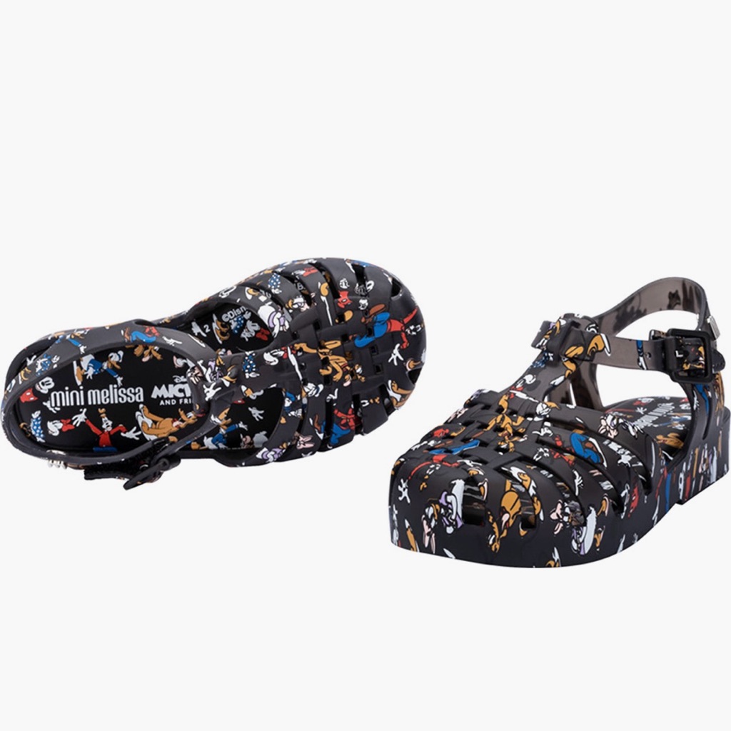 Mini Melissa Toddler Disney Mickey & Friends T-Strap Sandal Size 7
